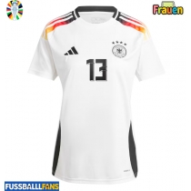 Deutschland Thomas Muller #13 Heimtrikot Frauen EM 2024 Kurzarm